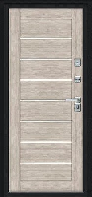 Техно Д2/BChrome (цвет Букле черное/Cappuccino Melinga)