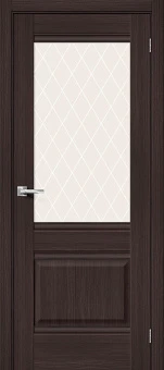 Прима-3 (цвет Wenge Veralinga / стекло White Сrystal)