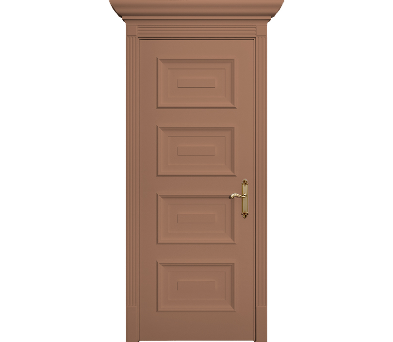 Дверь межкомнатная глухая Неаполь ДГ4 капучино