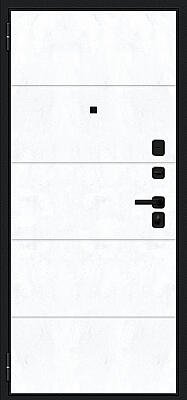 Граффити-1 Инсайд/SBlack (цвет Букле черное/Snow Art)