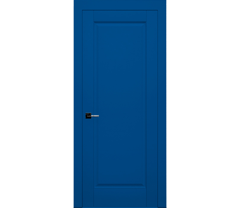 Дверь межкомнатная глухая Лондон ДГ1 синяя