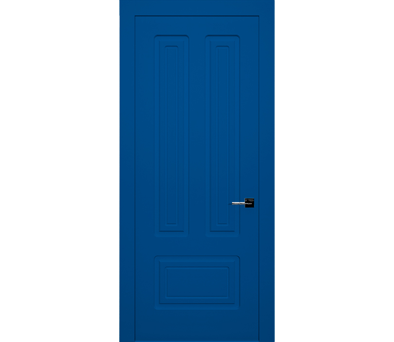 Дверь межкомнатная глухая Милан ДГ10 синяя