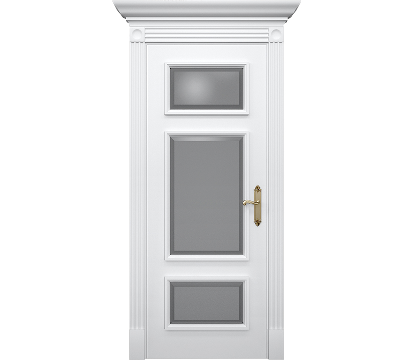 Дверь межкомнатная со стеклом Монца ДО5 с патиной