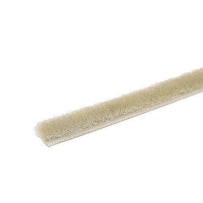 Уплотнитель щеточный 4Р 7*6 (цвет Молочный)