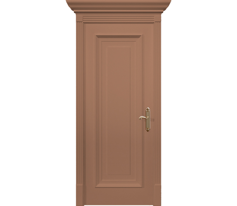 Дверь межкомнатная глухая Неаполь ДГ1 капучино