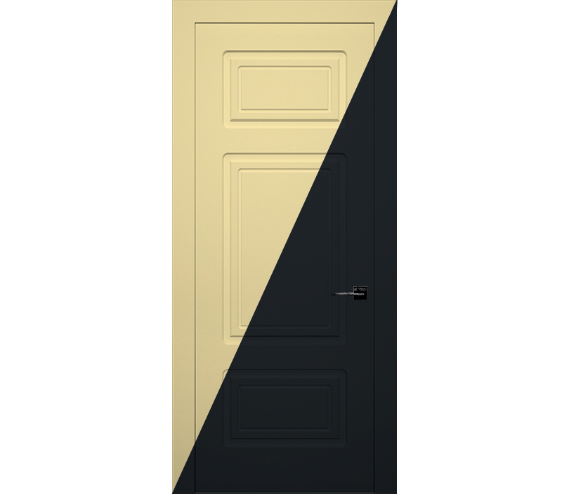 Дверь межкомнатная глухая Милан ДГ5 двухцветная