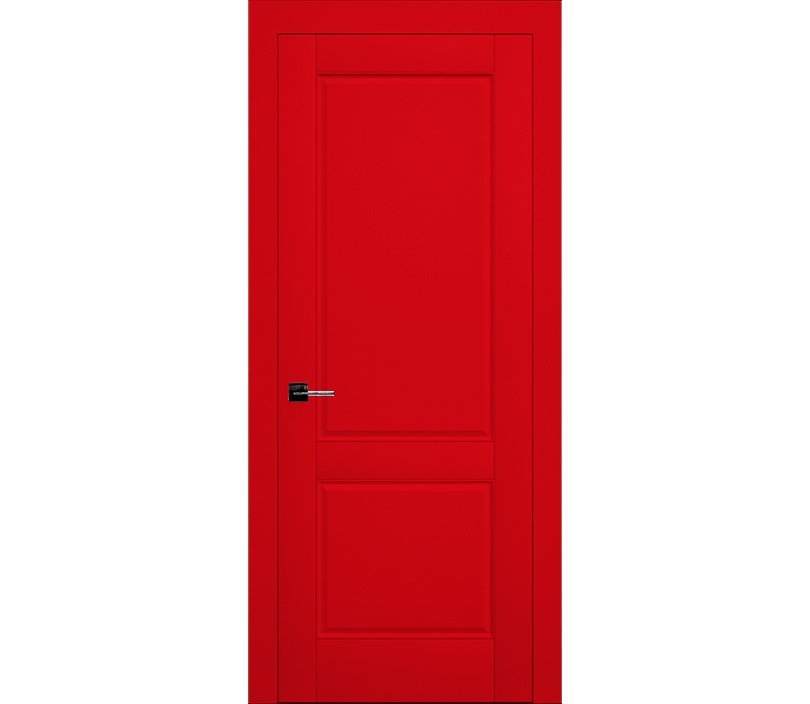 Дверь межкомнатная глухая Лондон ДГ2 красная