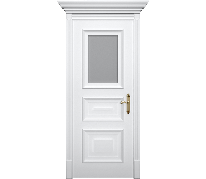 Дверь межкомнатная со стеклом Неаполь ДО3