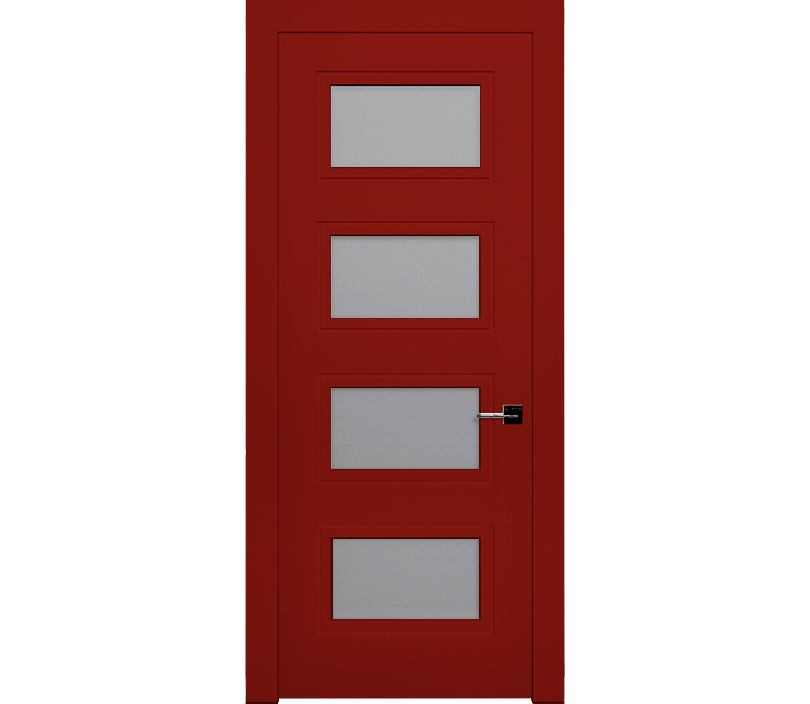 Дверь межкомнатная со стеклом Гранада ДО4 вишня