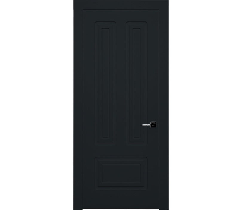 Дверь межкомнатная глухая Милан ДГ10 черная