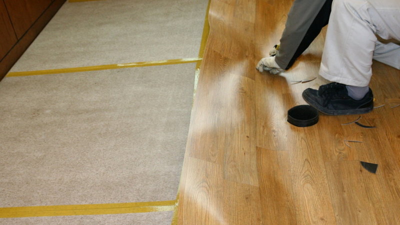 Монтаж ламината поверх линолеума Монтаж ламината поверх линолеума