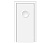 Влагостойкая дверь ПВХ EtaDoor с иллюминатором белая маятниковая одностворчатая с ПВХ кромкой