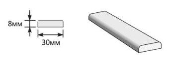Притворная планка 2000*30*8 Casablanca