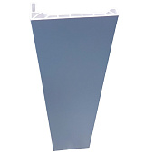 Наличник телескопический ПВХ серый 70*12*2200 мм