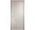 Влагостойкая дверь экошпон EtaDoor глухая одностворчатая Лиственница белая